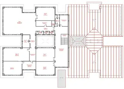 Miniatura: Planta primera · Plano arquitectónico